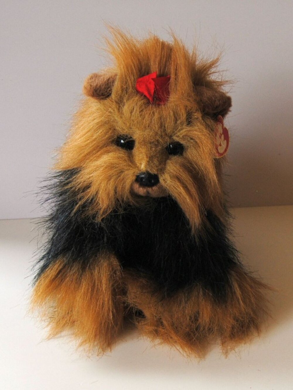 Ty Yorkshire Yappy Terrier Beanie Buddy Plush Yorkie Dog 1997 Original Tags
